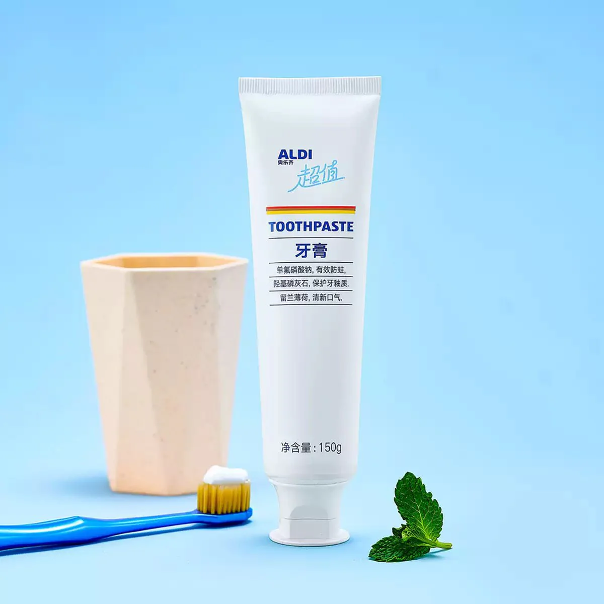 ALDI Value Fresh Mint Anti-Cavity Toothpaste 150g – Limited Import - Image 2