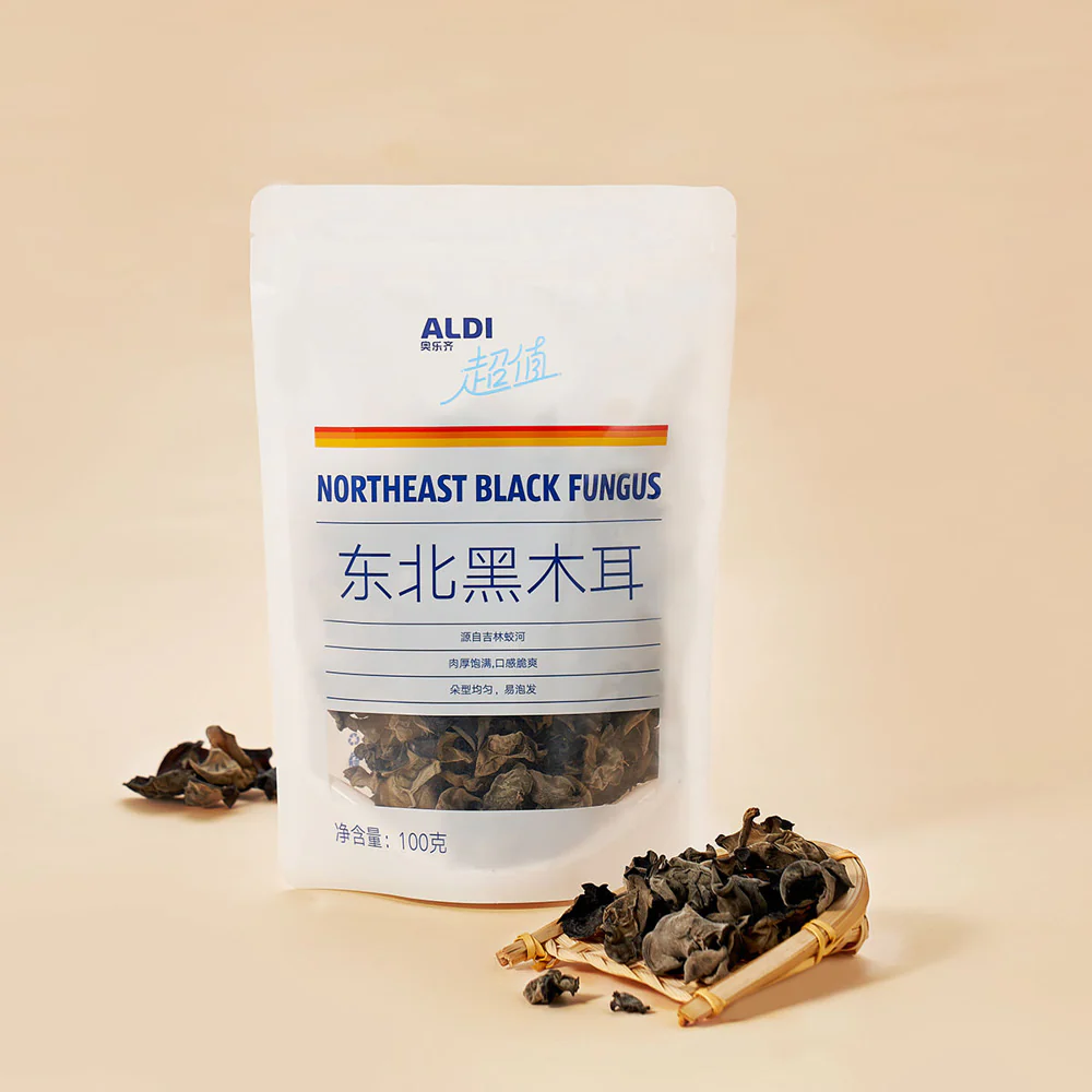 ALDI Value Northeast Black Fungus 100g – Limited Import - Wood Ear Mushroom - Image 4