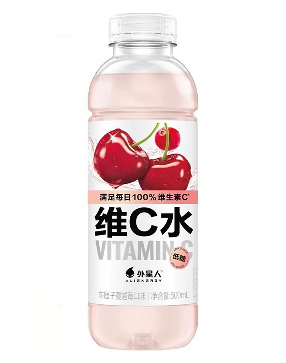 Alienergy Vitamin C Water Cherry Cranberry Flavor - 500ml
