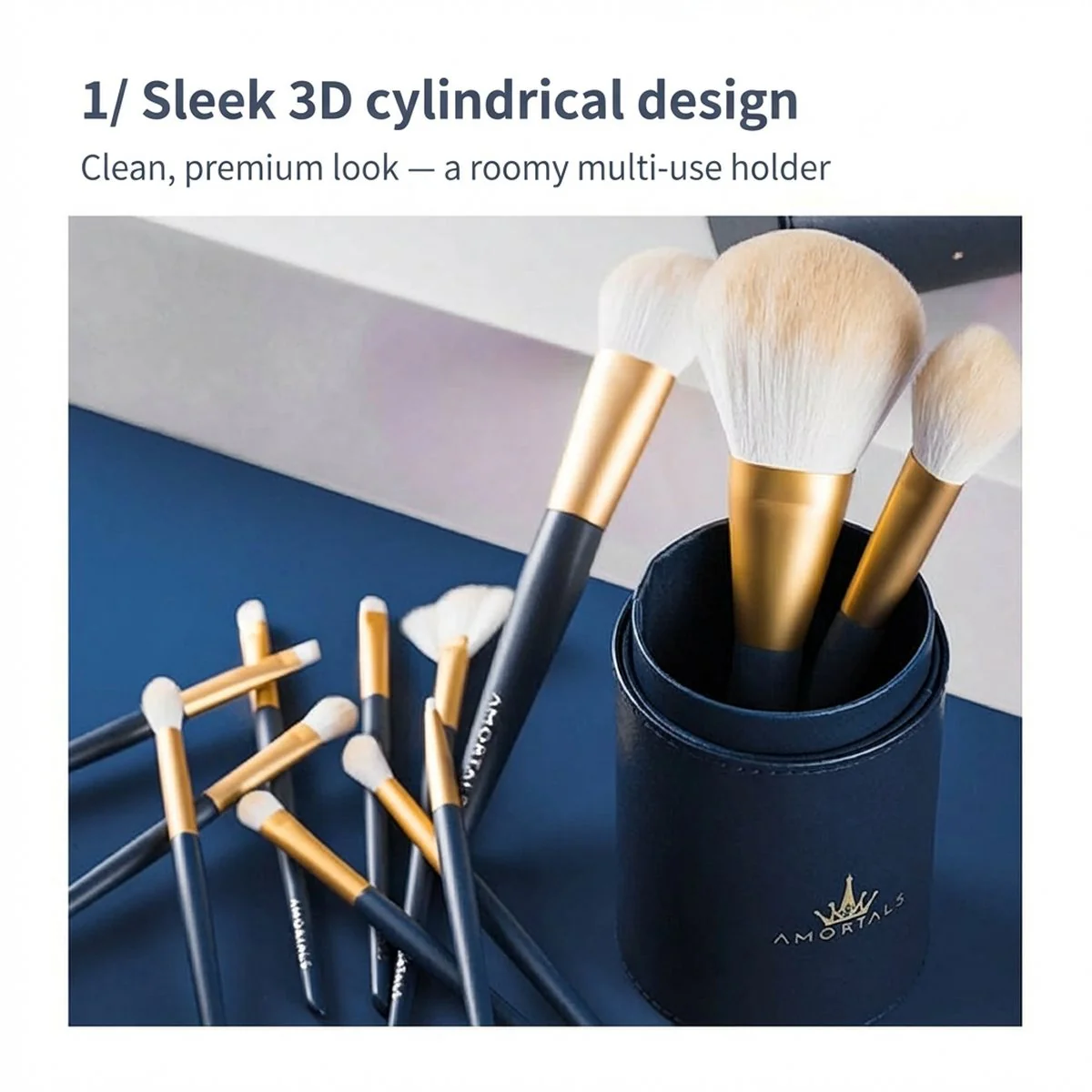 Amortals Makeup Brush Holder - Starry Blue - Image 4