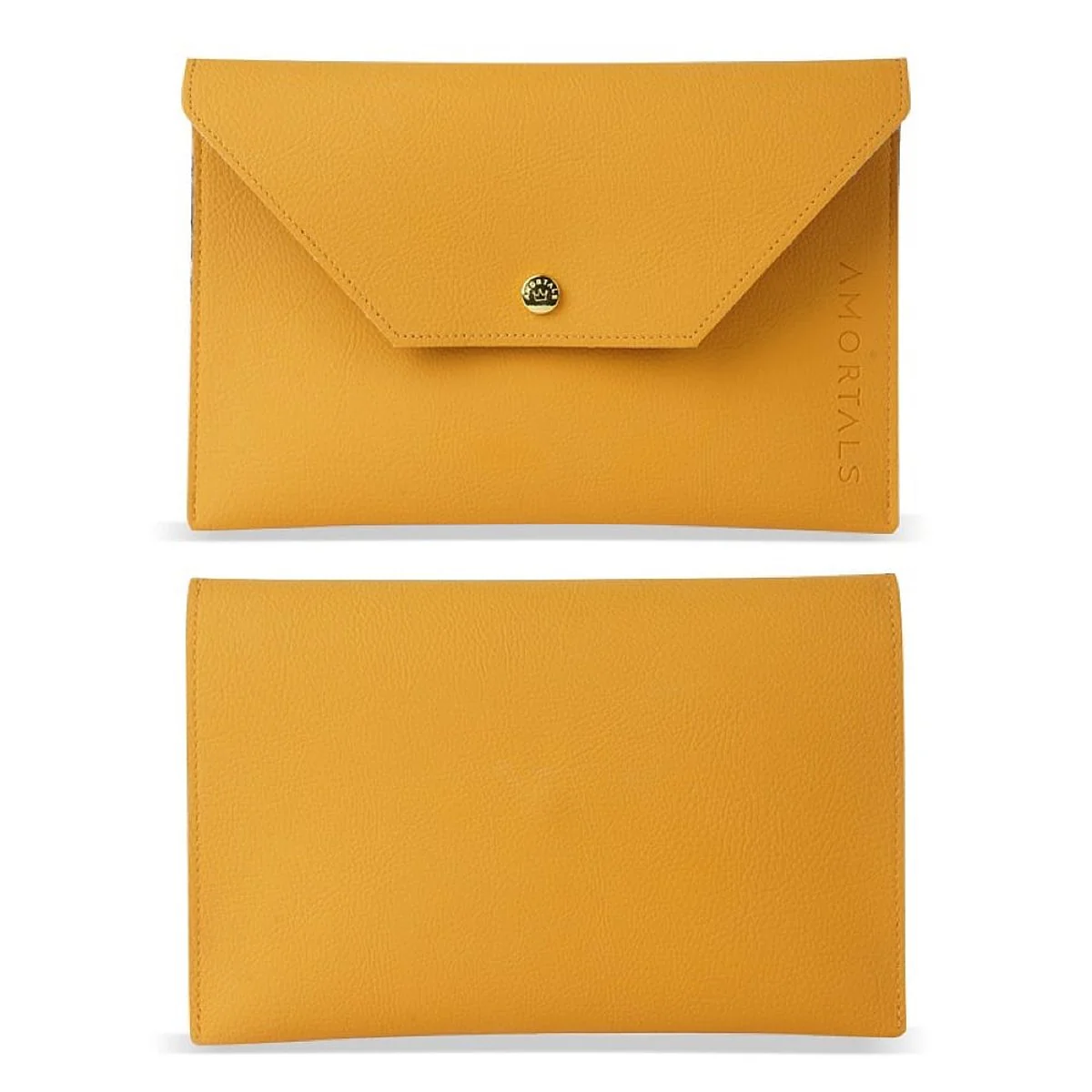 Amortals Makeup Brush Storage Bag - Ginger Yellow - Image 3