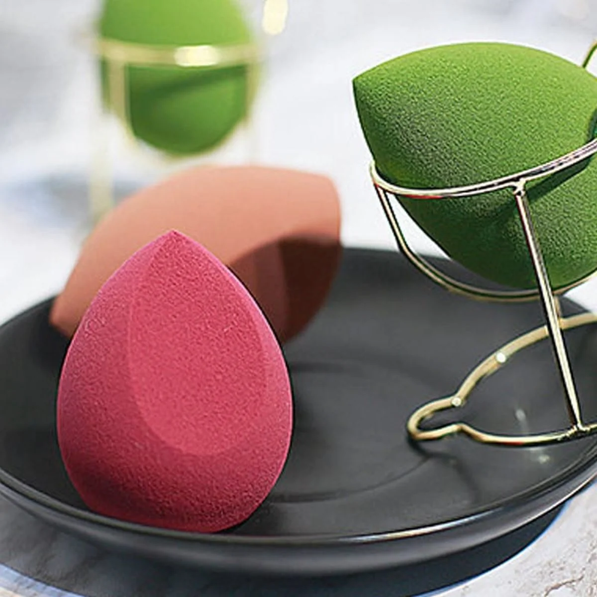Amortals Starry Beauty Sponge Set - 3 Pieces + Holder - Image 2