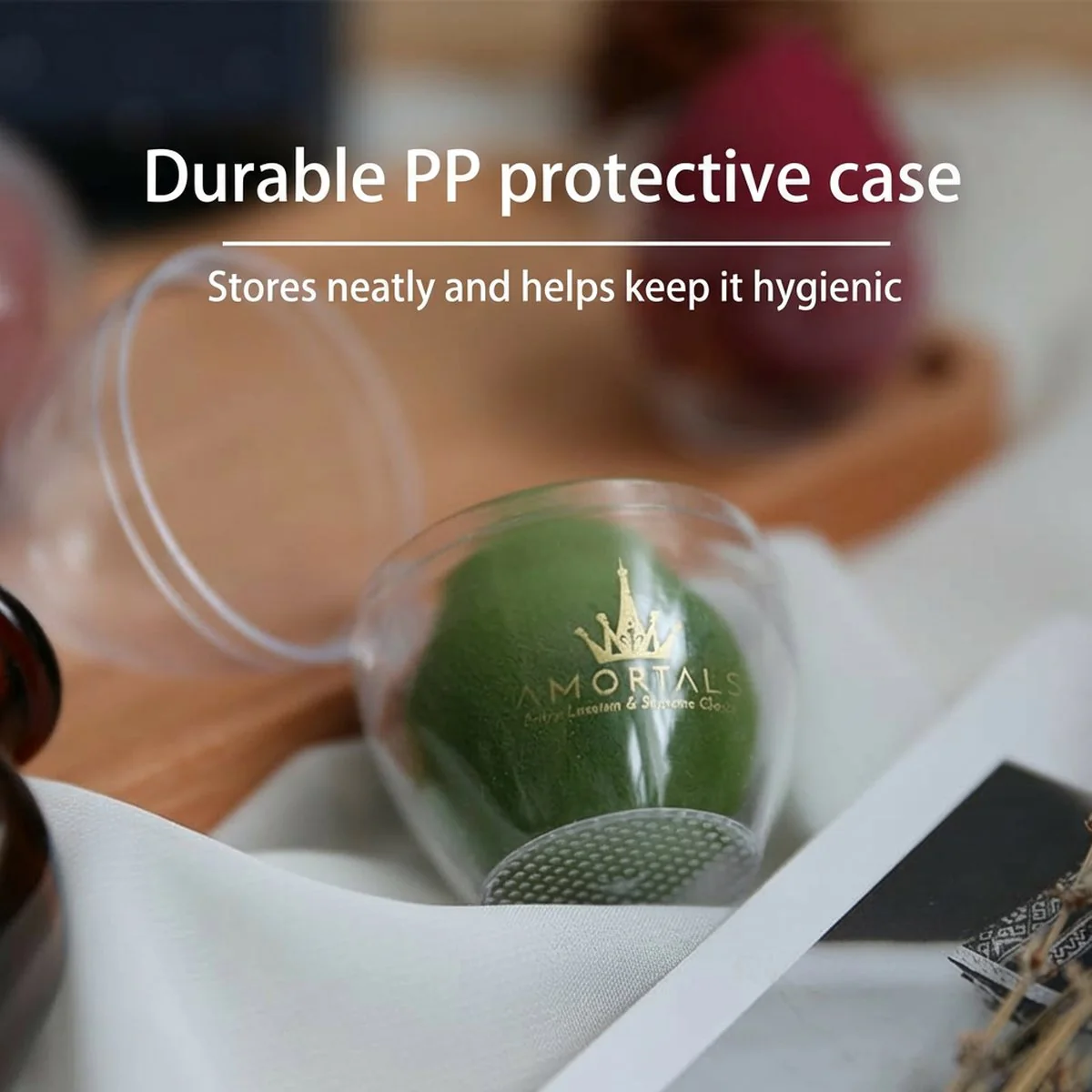 Amortals Starry Beauty Sponge Set - 3 Pieces + Holder - Image 3