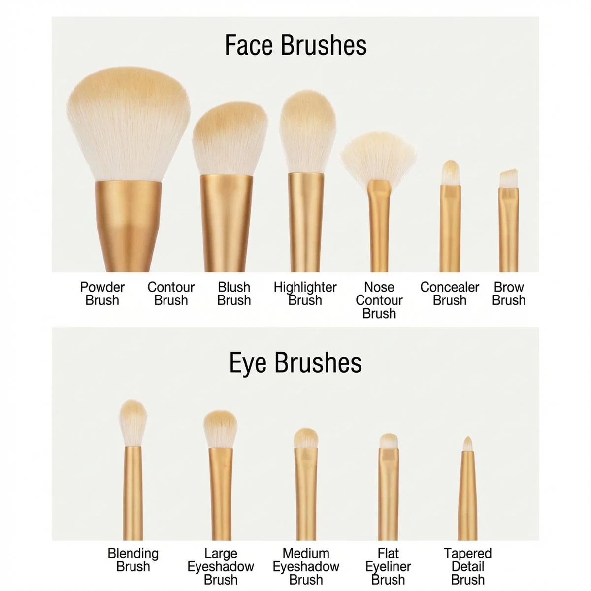 Amortals Starry Makeup Brush Set - 12 Pieces - Image 3