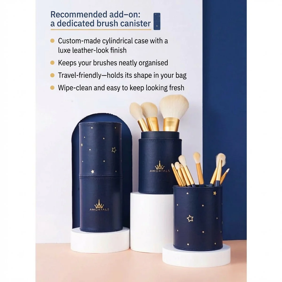 Amortals Starry Makeup Brush Set - 12 Pieces - Image 4
