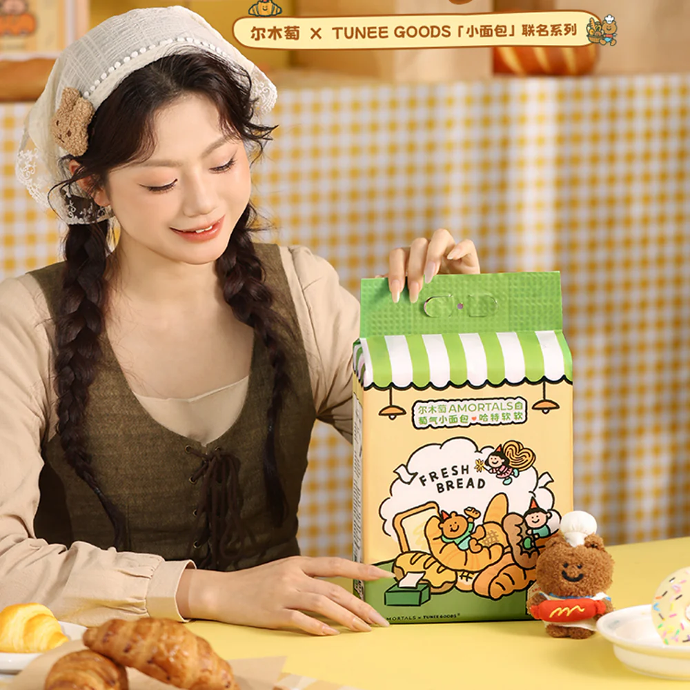 Amortals x TUNEE GOODS Cloud-Soft Cotton Tissue Family Pack – 180 Sheets, Ultra-Thick 80g/m² - Image 5