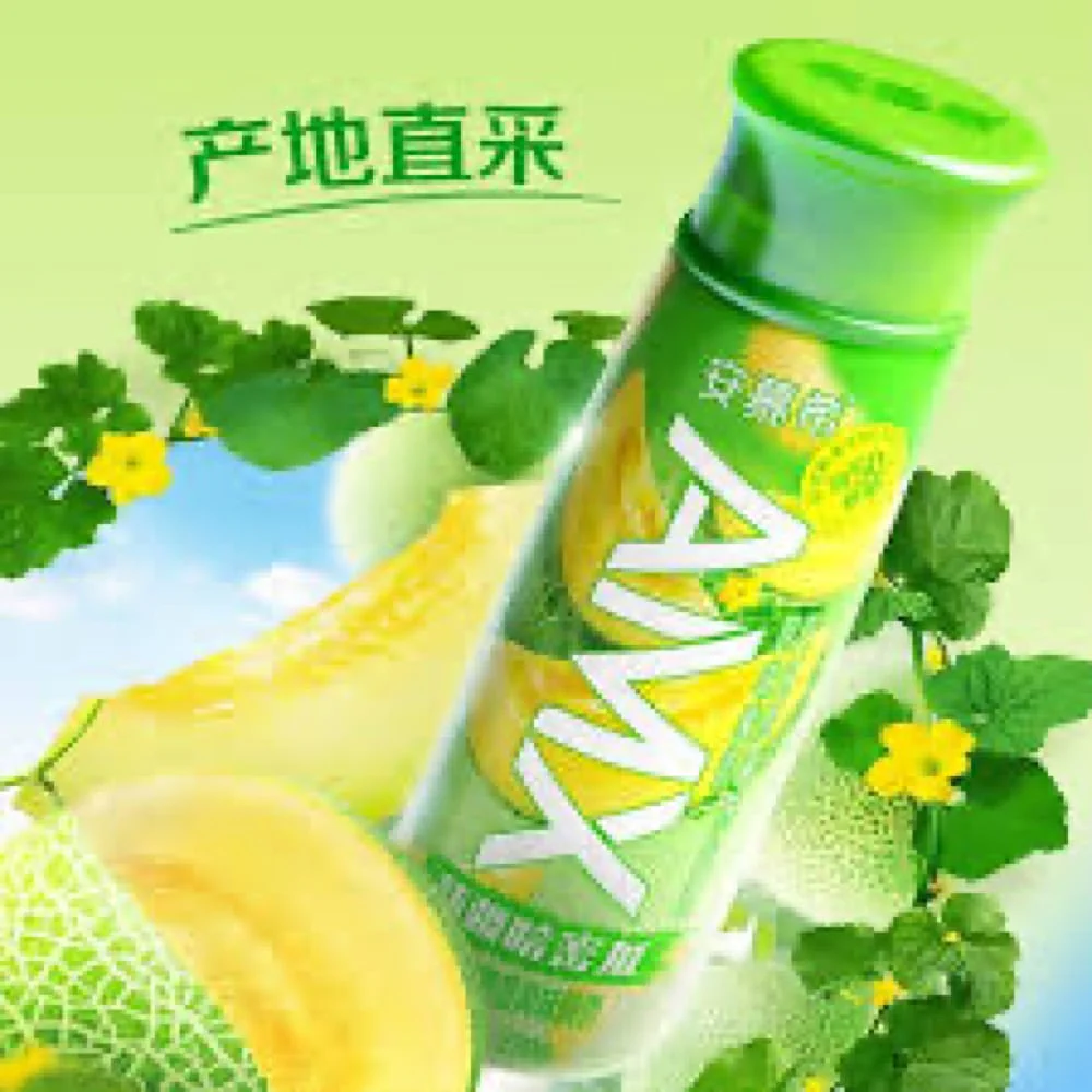 AMX Flavored Yogurt with Xinjiang Hami Melon - 230g x 10 Bottles/Box - Image 3