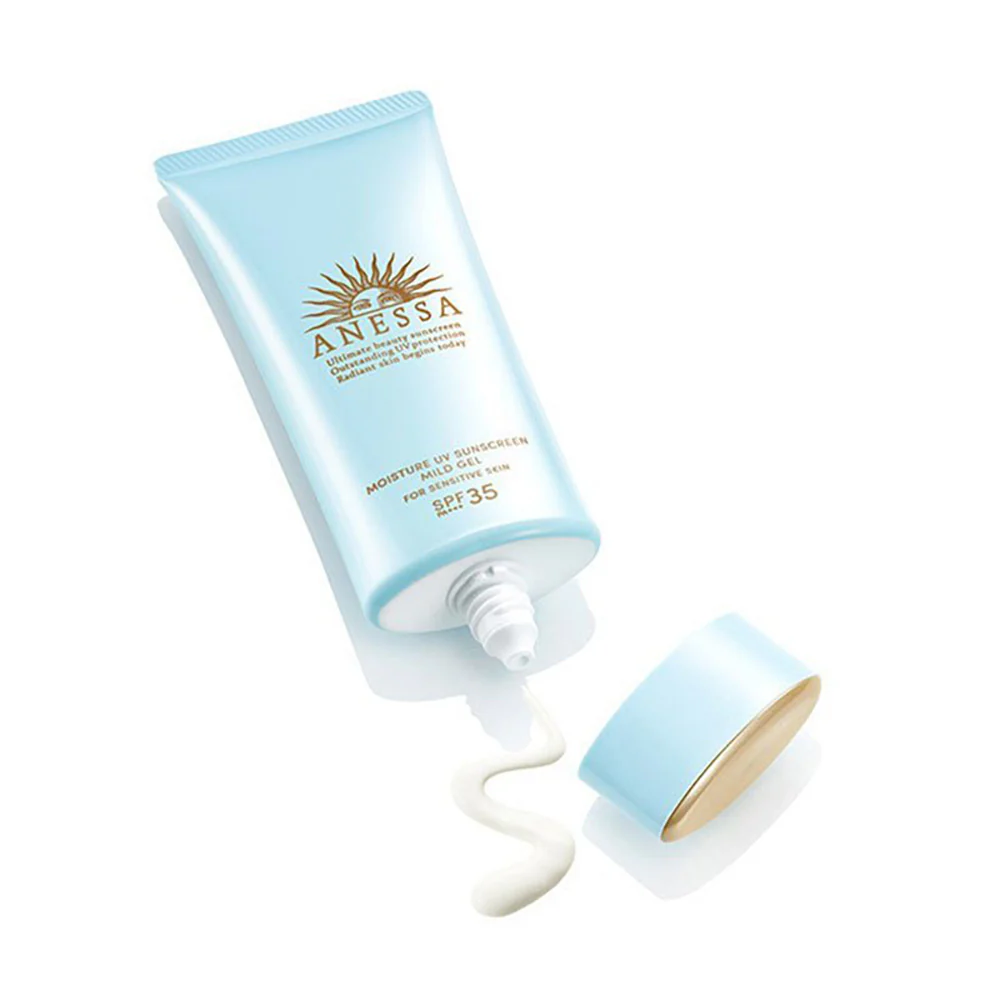 Anessa Moisture UV Sunscreen Mild Gel for Sensitive Skin SPF35 - 90g - Image 5