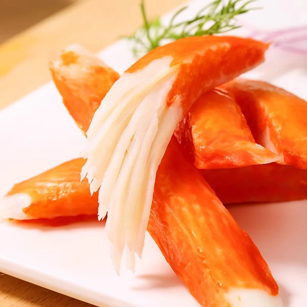 Anjoy Frozen Crab Flavoured Surimi Sticks 100g - Imitation Crab Sticks for Hot Pot & Salads - Image 3
