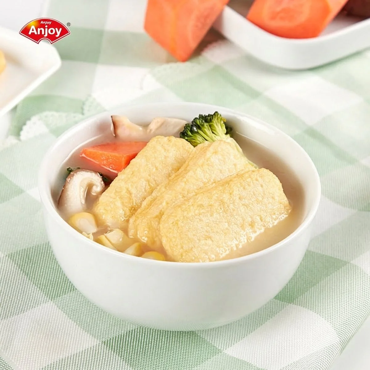 Anjoy Frozen Fish Tofu 200g - Image 2