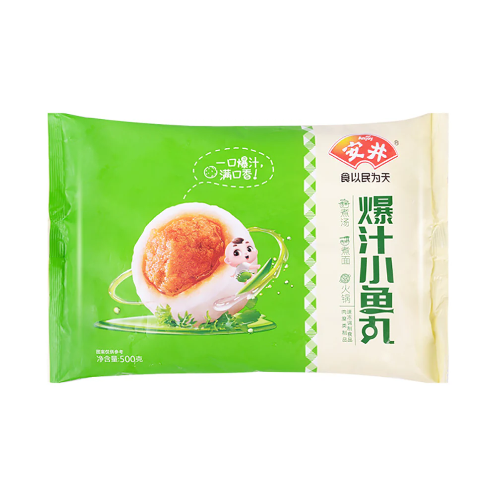 Anjoy Frozen Juicy Fish Balls - 500g - Image 4