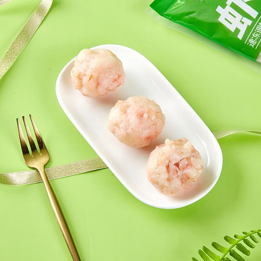 Anjoy Frozen Shrimp Paste for Hot Pot - 150g - Shrimp Mousse - Image 3