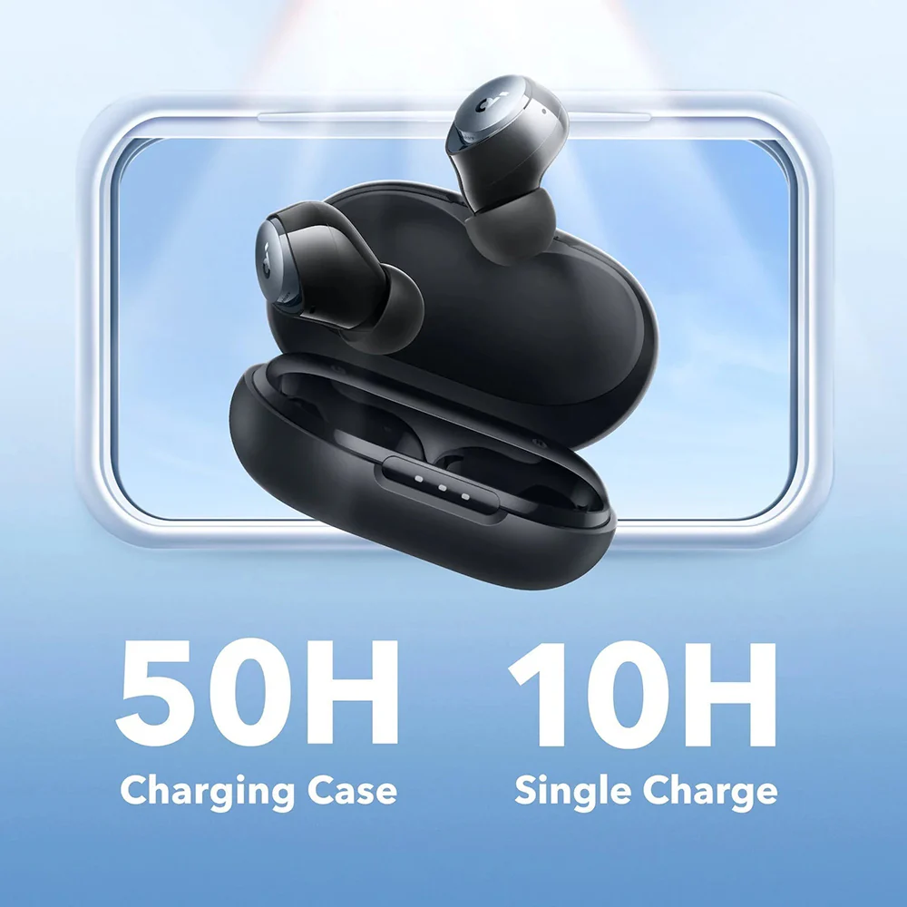 Anker A40 Wireless Bluetooth Earbuds - Black - Image 5