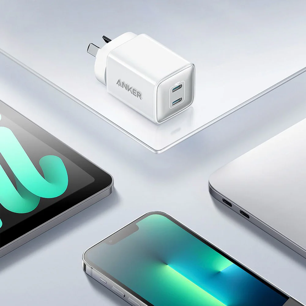 Anker Dual Port Fast Charger 40W White - AU Plug - Image 5