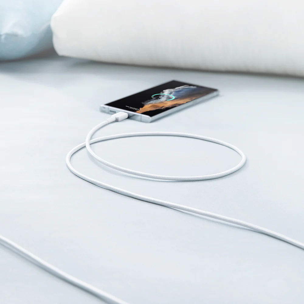 Anker Fast Charging Type-C Cable for iPhone 15 Series - White, 1.8m - Image 2