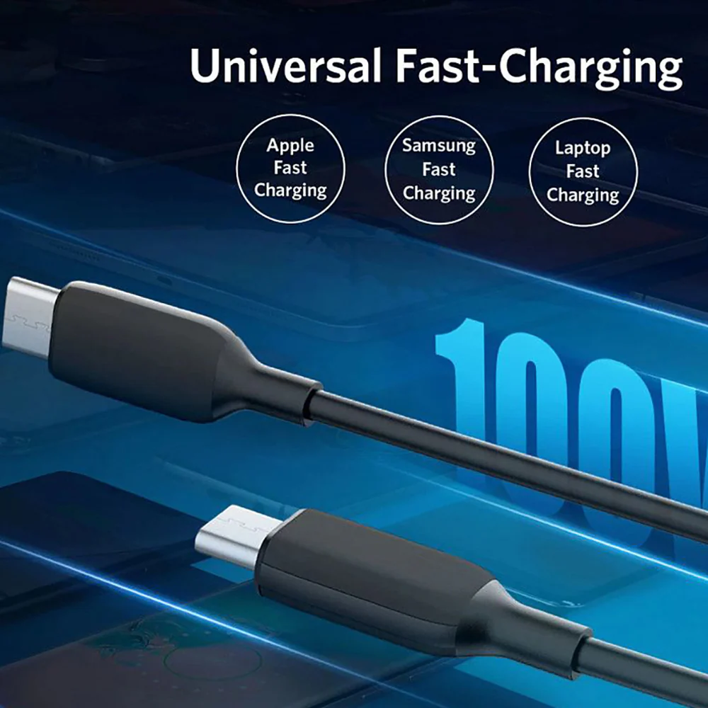 Anker MFi Certified USB-C to Lightning Charging Cable Black 0.9m - Image 2