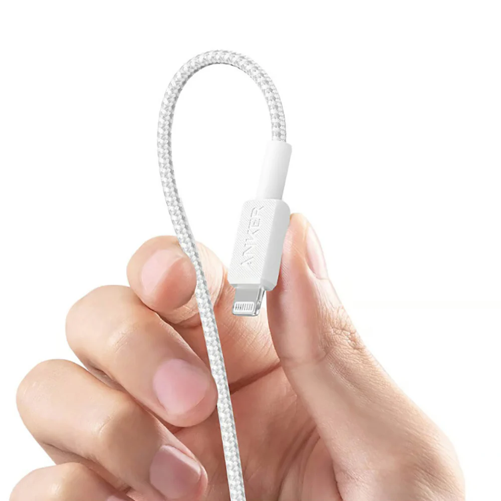 Anker MFi Certified USB-C to Lightning Charging Cable - White, 0.9m - Image 2