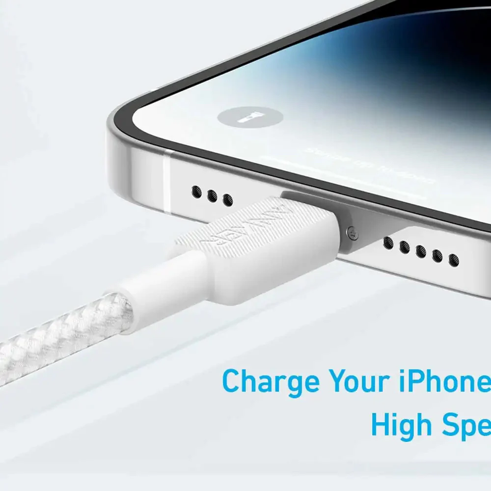 Anker MFi Certified USB-C to Lightning Charging Cable - White, 0.9m - Image 3