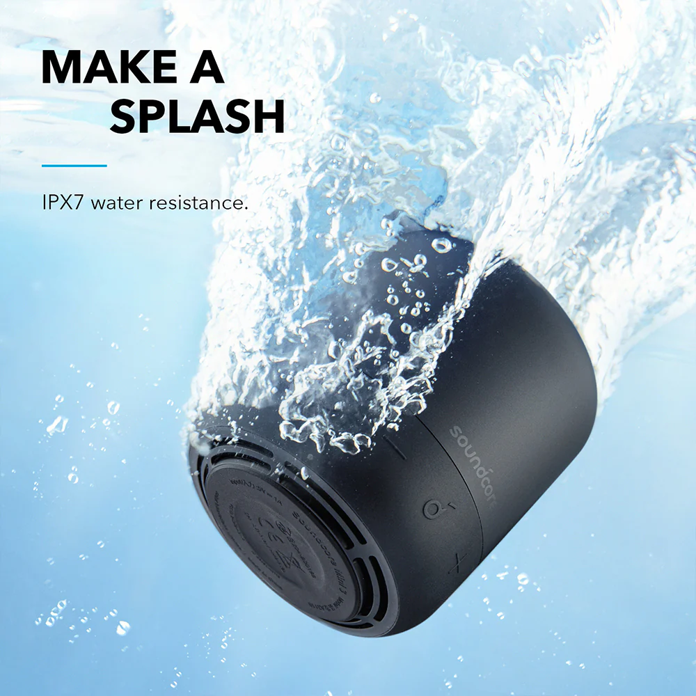 Anker Mini3 Wireless Bluetooth Speaker - Black - Image 2