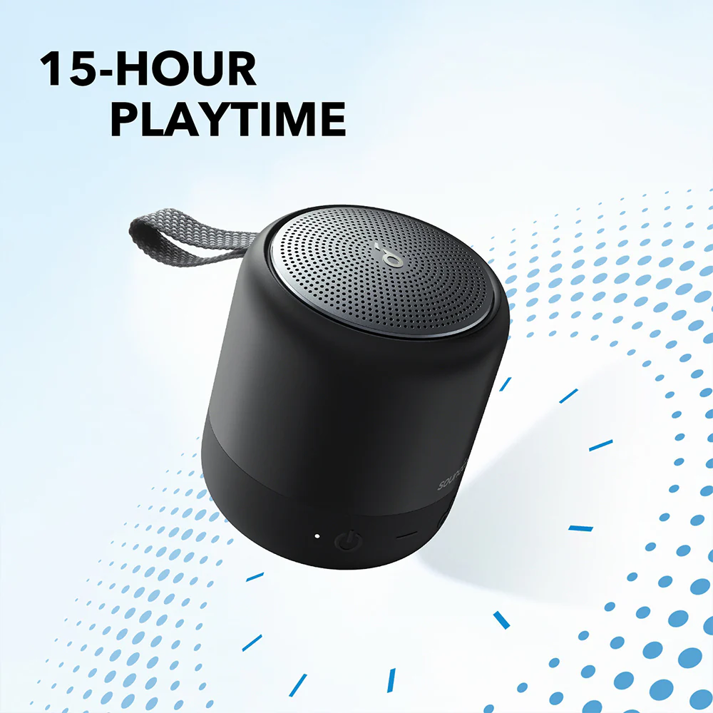 Anker Mini3 Wireless Bluetooth Speaker - Black - Image 3