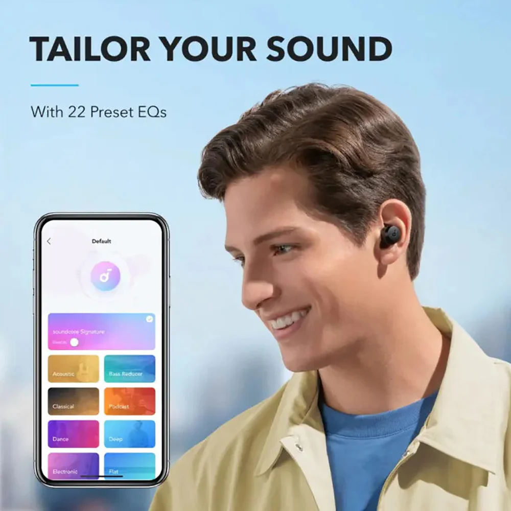 Anker True Wireless Bluetooth 5.3 Earbuds - Black - Image 4