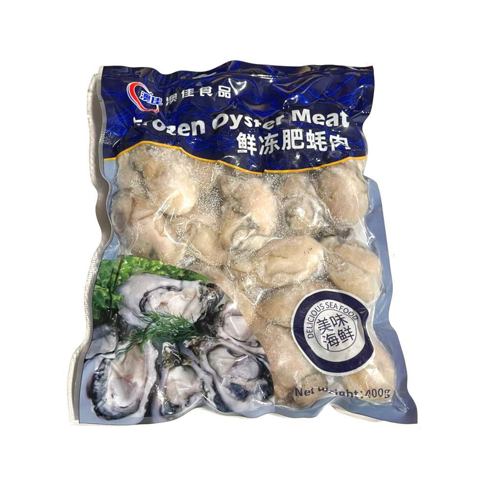 Aojia Frozen Shucked Oyster Meat 400g