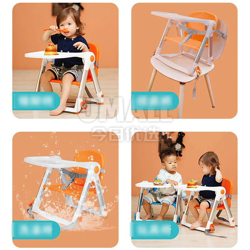 Apramo Portable High Chair - Purple - Image 2