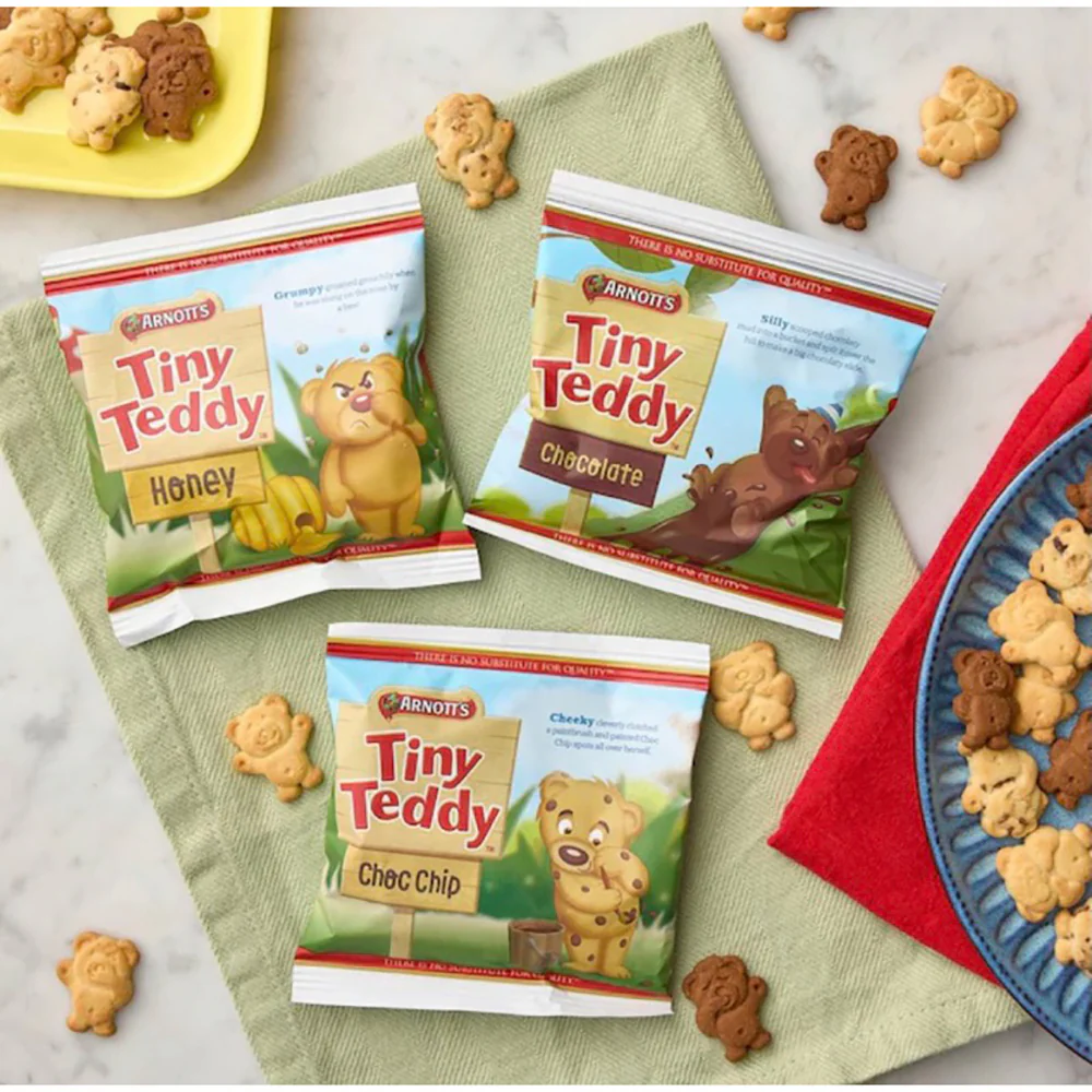 Arnott's Tiny Teddy Biscuits Variety Pack - 1050g - Image 2