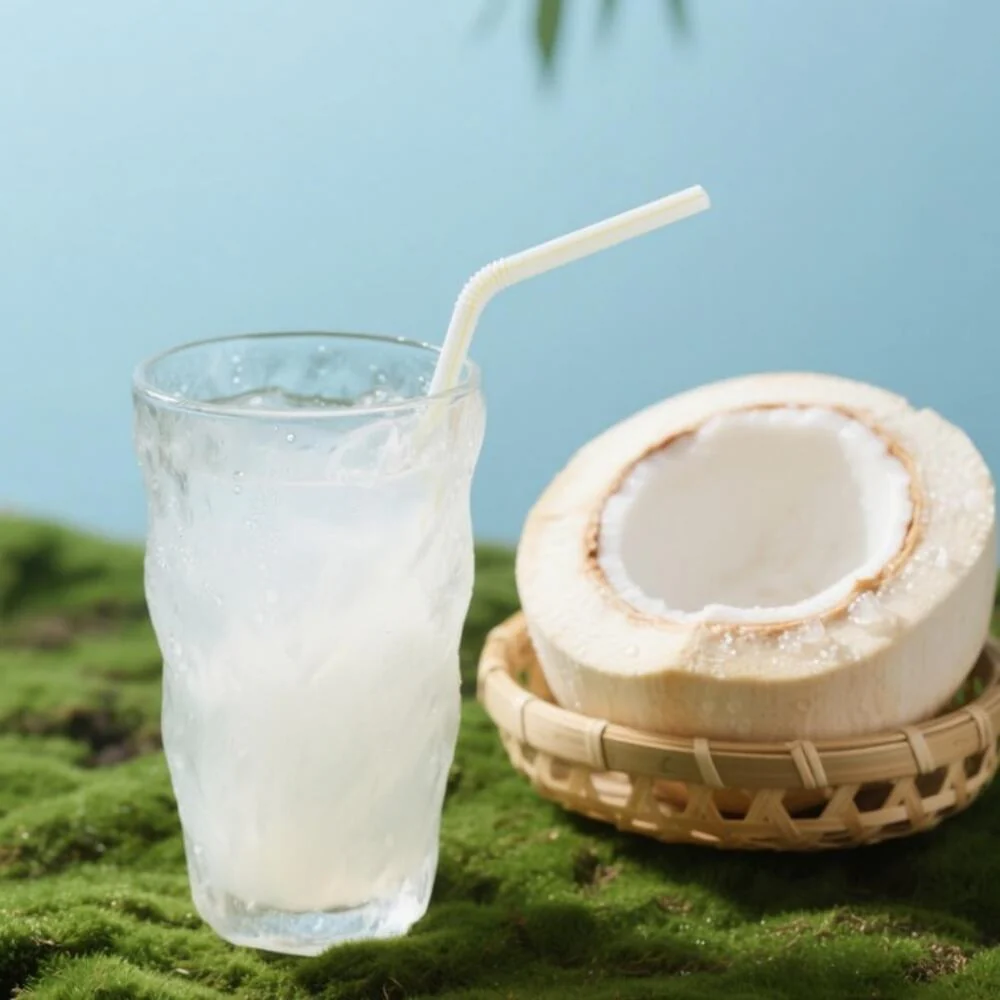 Aroy-D Coconut Juice 400ml - Canned Coconut Water (No Pulp) - Image 2
