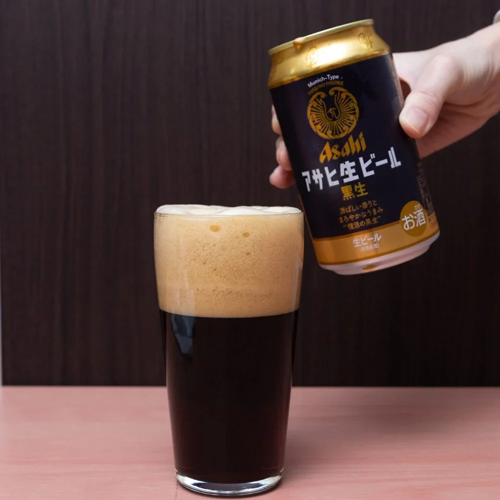 Asahi Black Draft Beer - 350ml - Image 2