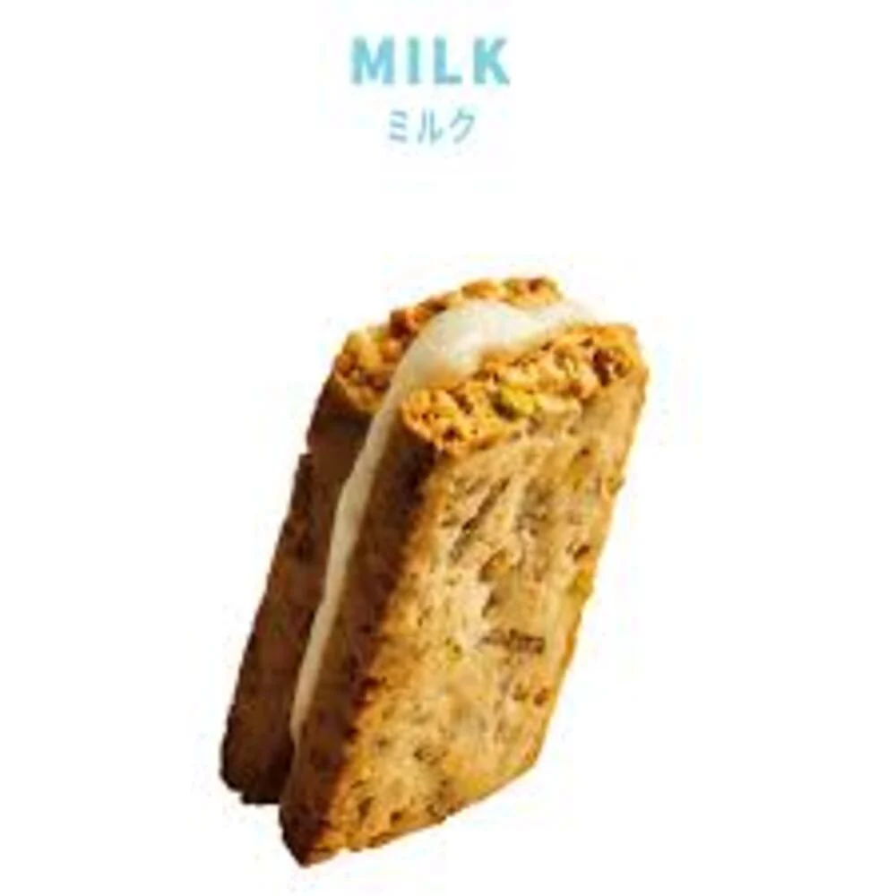 Asahi Cream Genmai Bran Milk Biscuit Bars – 10 Premium Ingredients 50g - Image 2