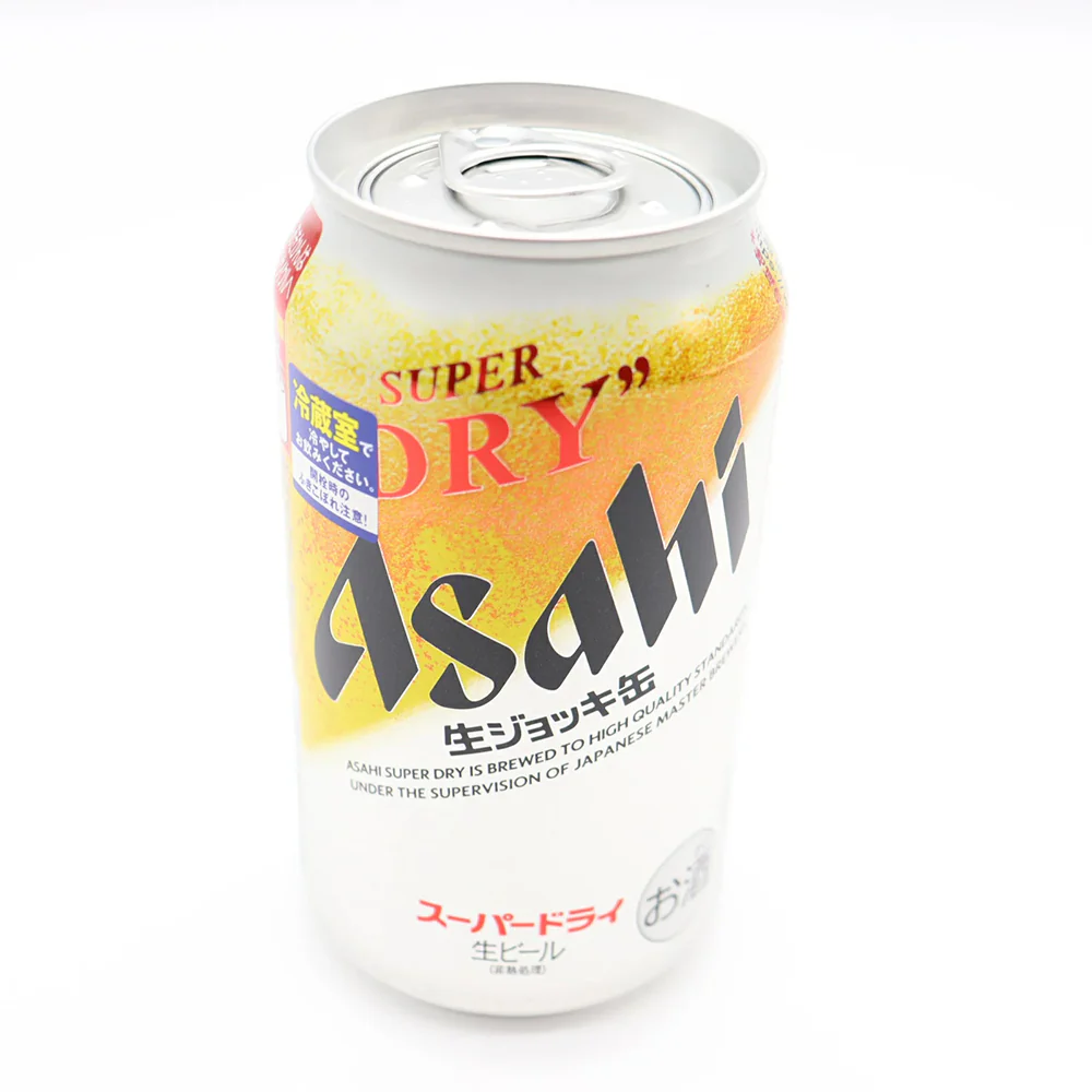Asahi Super Dry Full Open Can Beer 5% Alcohol - 340ml