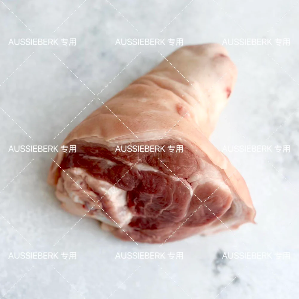 AussieBerk Black Pork Hind Knuckle (Frozen) (1180g-1504g)