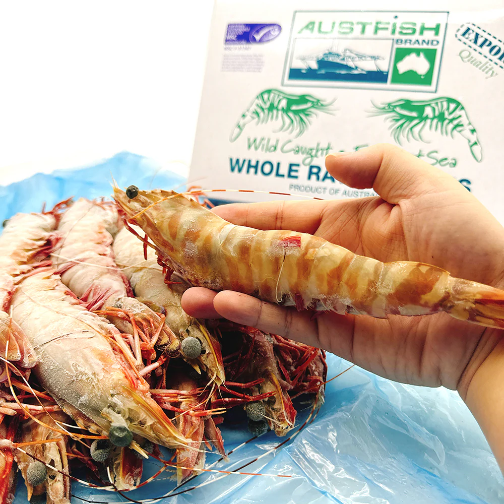 Austfish Wild Caught Raw Tiger Prawns U6 - 1.5kg Box - Image 5