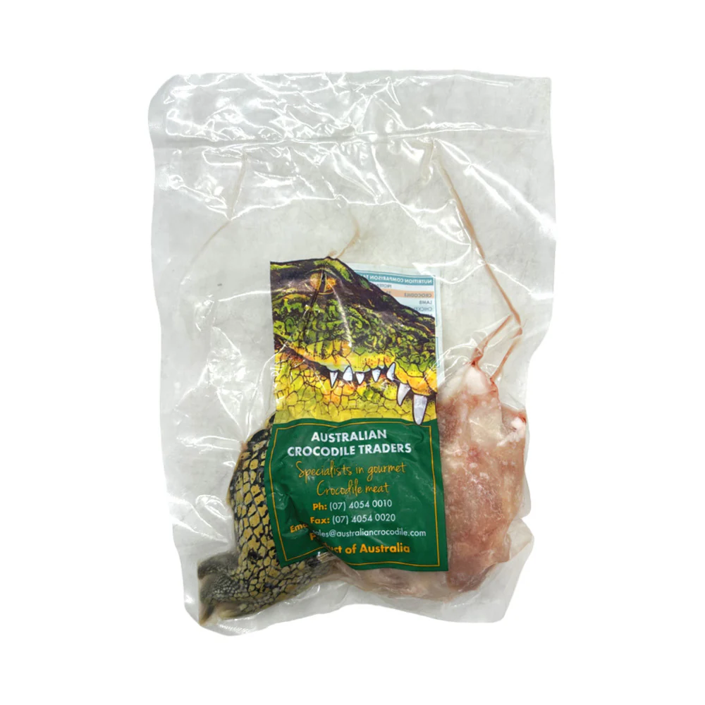 Australian Crocodile Traders Frozen Crocodile Hind Leg 700g