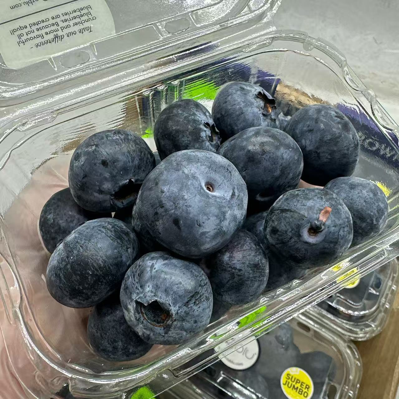 Australian OZblu Super Jumbo Blueberries – 200g Punnet - Image 2