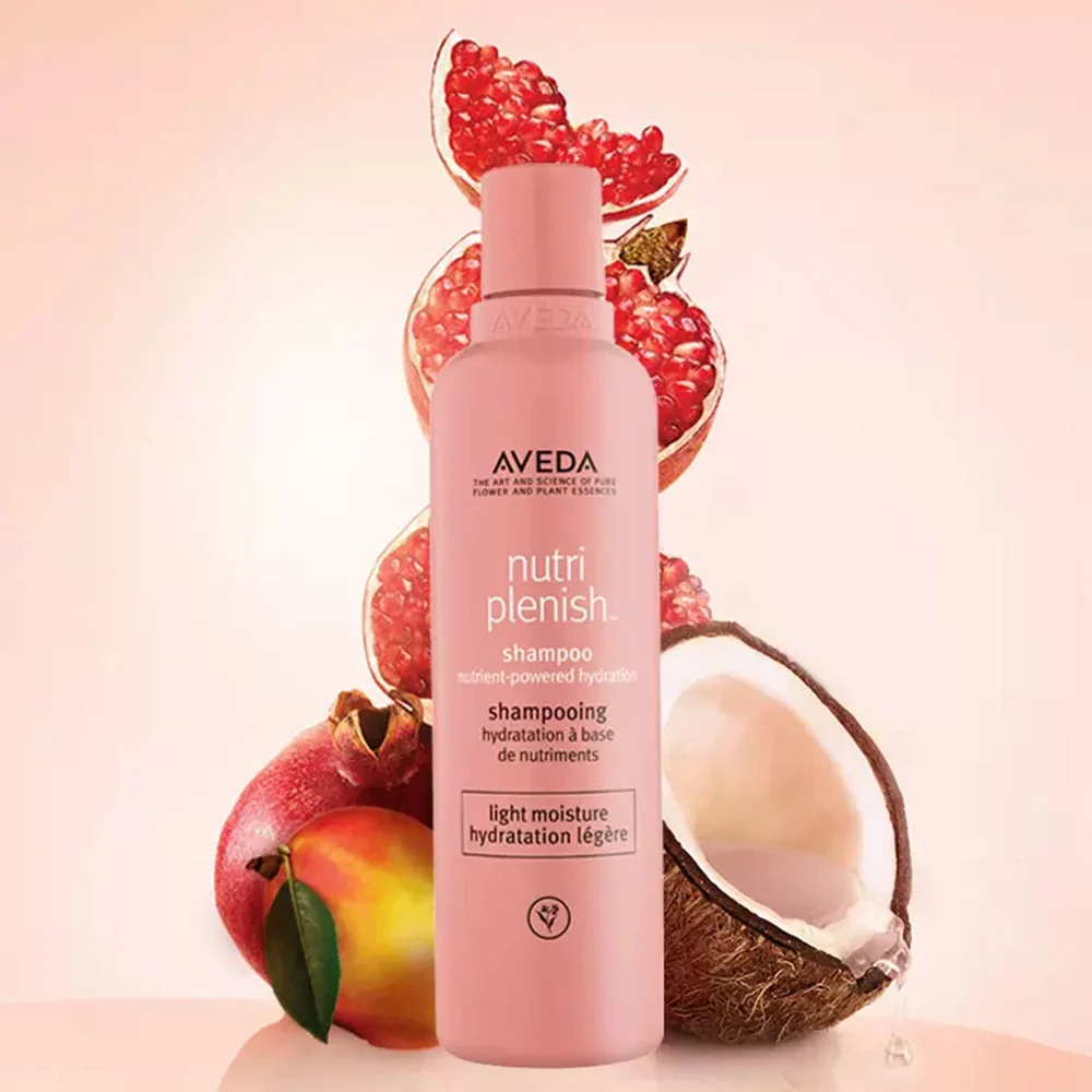 Aveda Nutriplenish Light Moisture Trio Set (Shampoo 250ml + Conditioner 250ml + Leave-In Conditioner 200ml) - Image 2