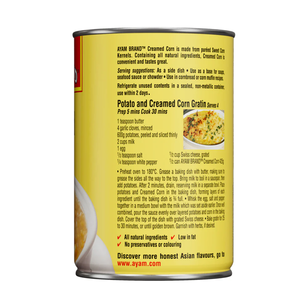 Ayam Brand Creamed Corn 425g - Image 2