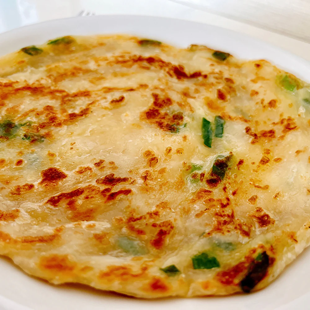 Azai Bo Handmade Scallion Pancakes - 136g x 5 Pieces - Image 3