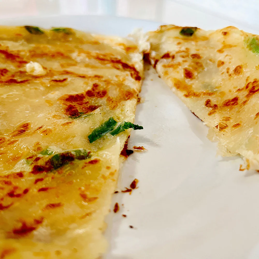 Azai Bo Handmade Scallion Pancakes - 136g x 5 Pieces - Image 4
