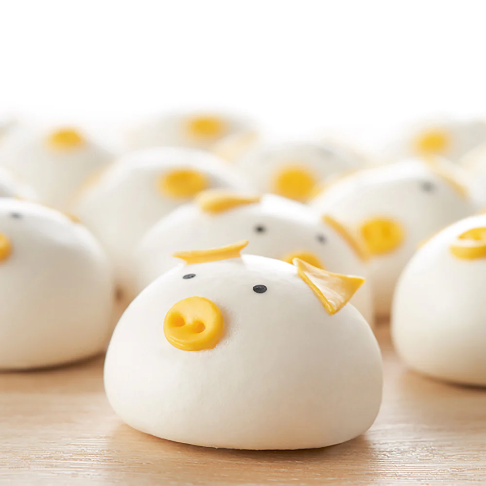 Babi Frozen Piggy Custard Buns - 6pcs, 300g - Image 2