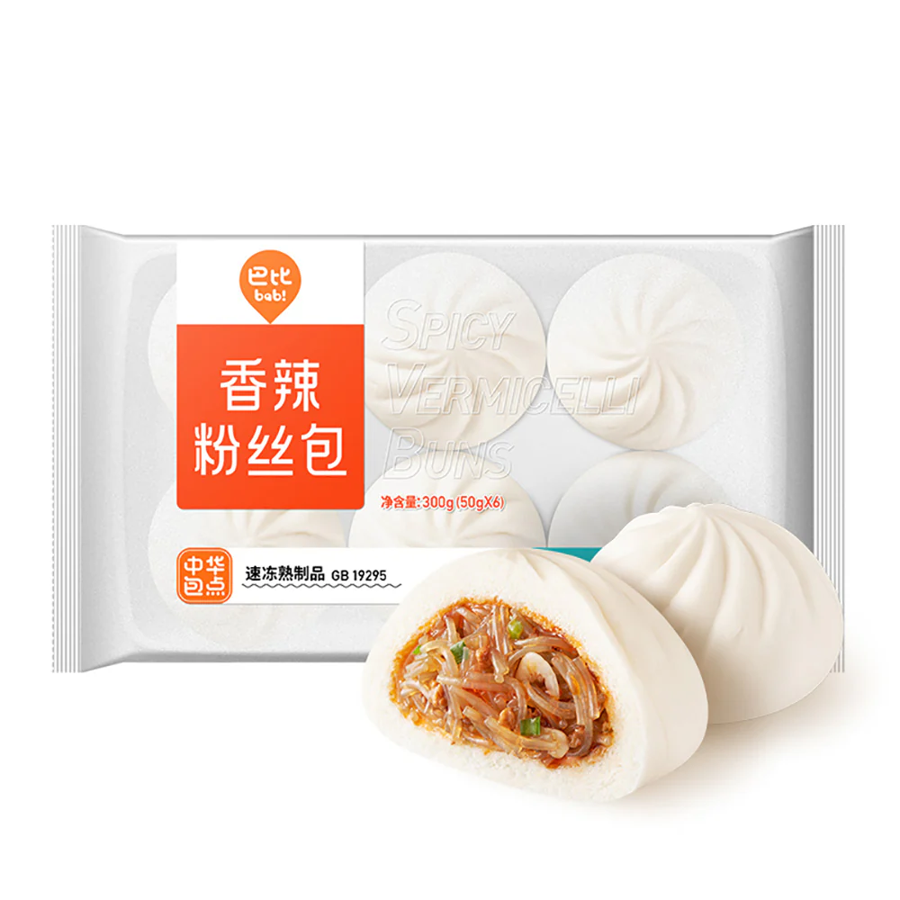 Babi Frozen Spicy Vermicelli Buns - 6pcs, 300g