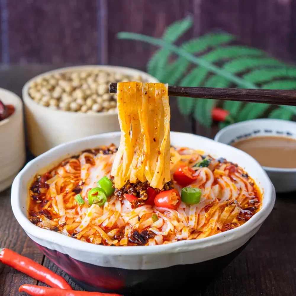 Bai Jia A-Kuan Chongqing Spicy Noodles - 5 Packs, 500g - Image 2