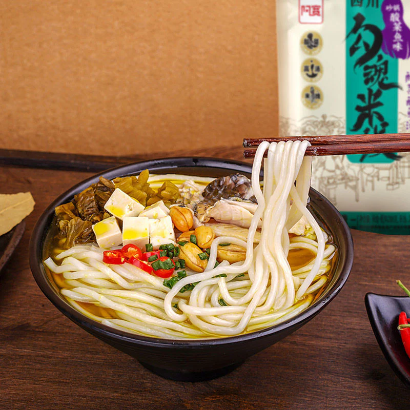 Bai Jia A-Kuan Spicy Rice Noodles - Sauerkraut Fish Flavor, 285g - Image 2