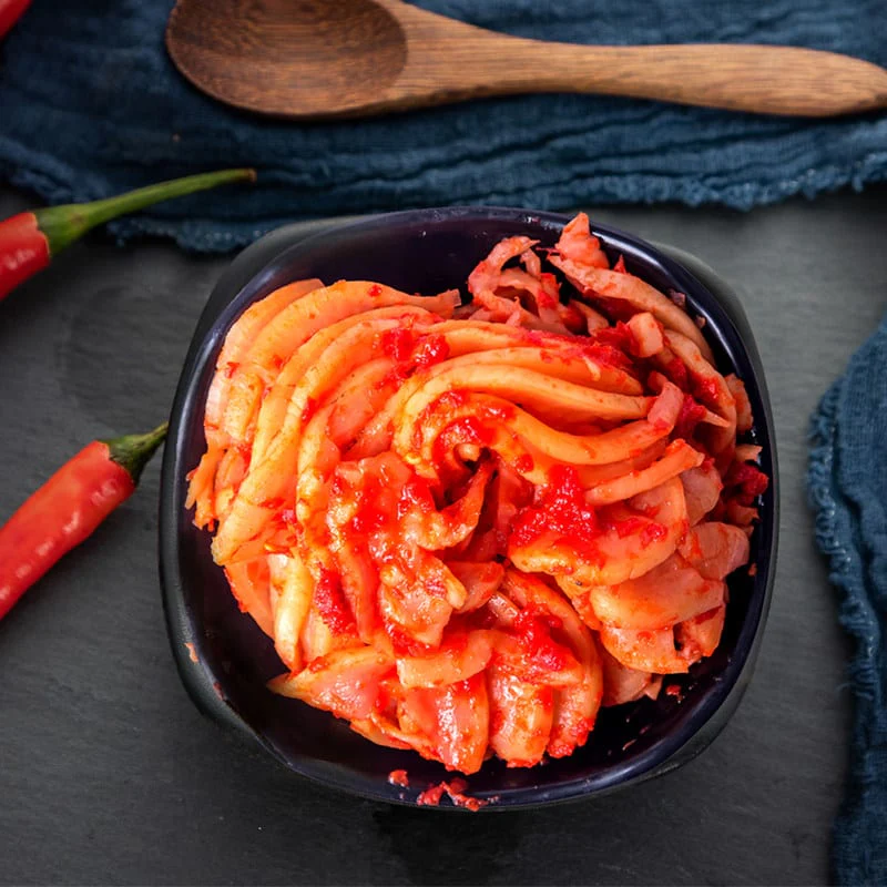 Baihe Jinzhou Spicy Pickled Radish - 248g - Image 2