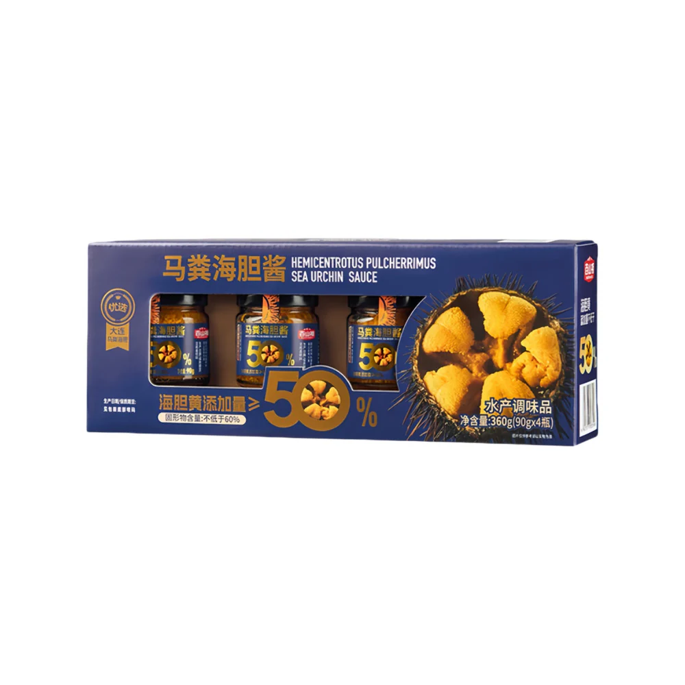 Baishanzu Hemicentrotus Pulcherrimus Sea Urchin Sauce 360g (4 x 90g) – Limited Import
