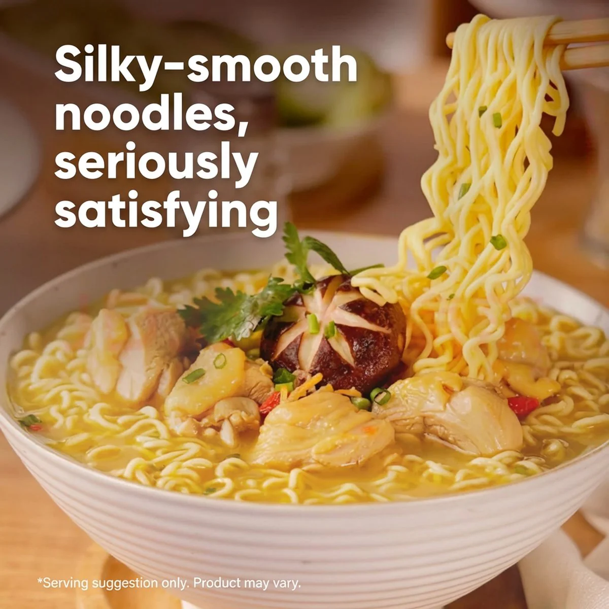 Baixiang Coconut Chicken Soup Instant Noodles 110g x 5 Pack - Image 5