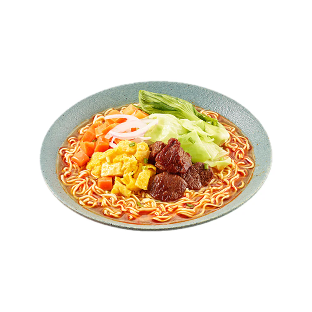 BaiXiang Yummy Soup Classic Beef Flavor Noodles - 105g x 12 Cups - Image 3
