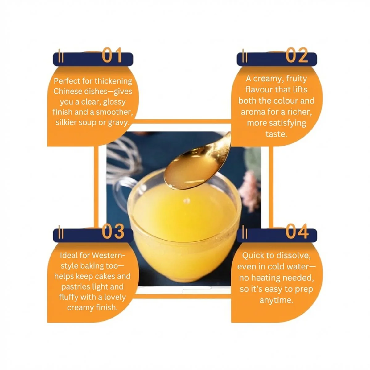 Bakerdream Instant Custard Powder 100g - Image 2