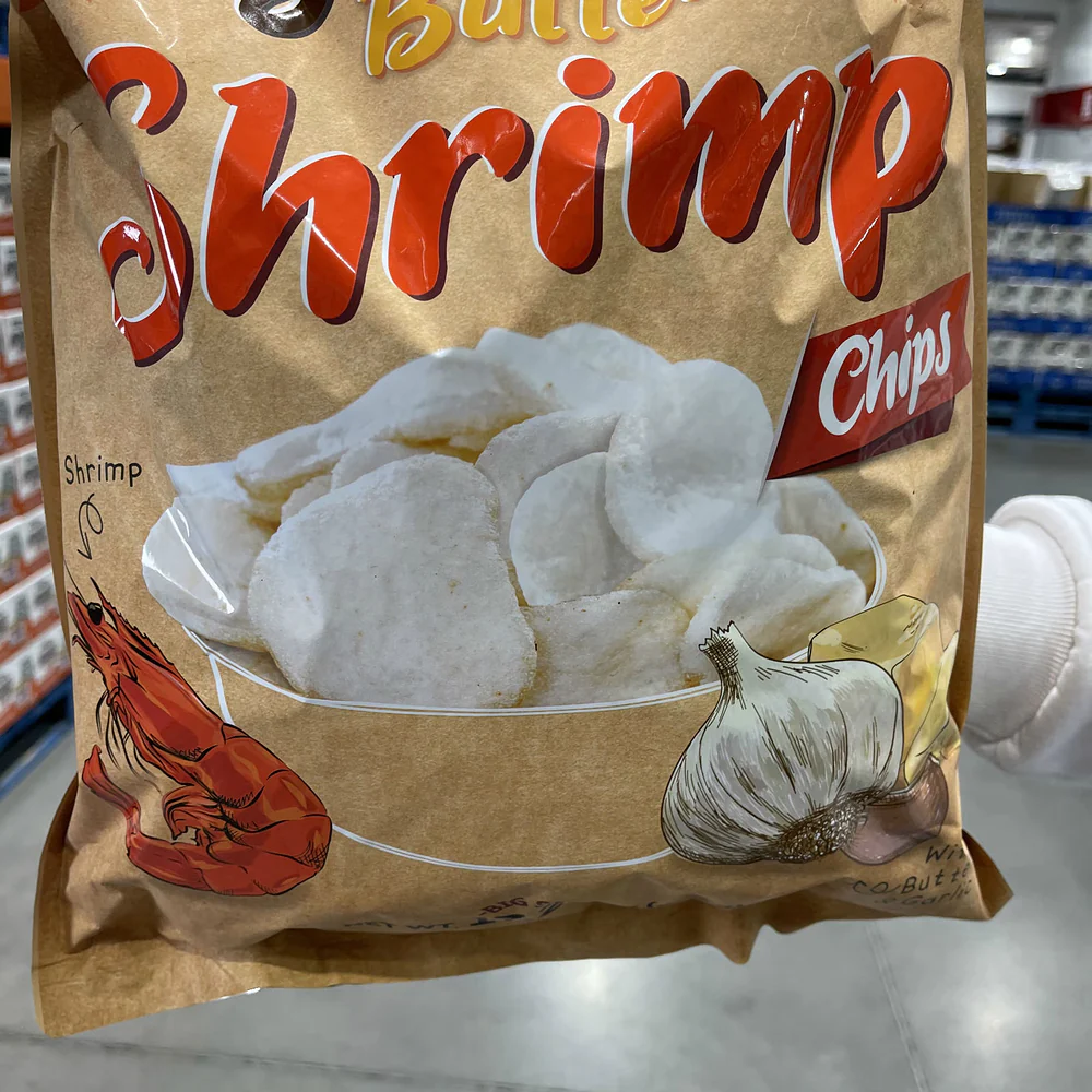 Balance Grow Garlic Butter Shrimp Chips 490g - Limited Import - Image 2